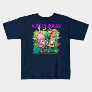 Austin Rocks Kids T-Shirt